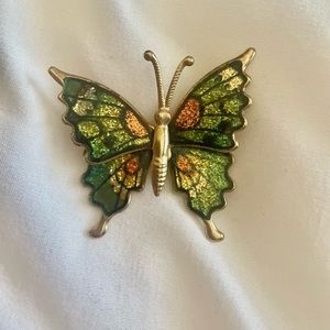 Vintage Butterfly Brooch